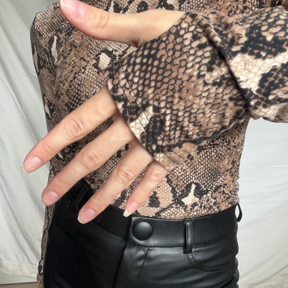 I.AM.GIÀ Snakeskin Bodysuit - Picture 3 of 5